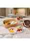 YAH Bento HL Lunch Box 2-Layer, 6-Compartment, Leak-Proof, BPA-Free, Microwave & Dishwasher Safe.