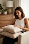 Lona 2-Piece Linen Cushion Cover with Buttons 40X40 Natural - 4