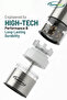 Electric Cordless Pepper Mill – Stainless Steel, One-Touch Grinding with LED Light - 4