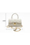Shiny Quilted Mini Bag – Lining Detail – Women's Hand and Shoulder Bag with Chain Strap (19X12 cm) - 2