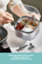 4 Compartment Spice Rack with Spoon and Lid Suitable for Tabletop Use Spice Rack - 3