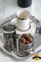 Gözde Platinum Gilding 5 Piece Coffee Presentation Set - 4