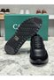 Genuine Leather Black Handmade Sports Casual Men's Shoes 4257 - 6
