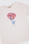 Liberty Fabric Girls' Embroidered T-Shirt - 3