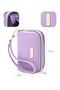 Lila Shk266 Faux Leather Wallet with 9 Compartments, Zipper Closure, Card Holder and Coin Compartment - 5