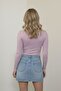 Women's Crew Neck Full Lycra Full Fit Basic Long Sleeve Body Blouse - 5