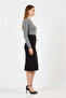 Below the Knee Slit Skirt - 3
