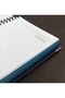 مفكرة غير مؤرخة مقاس 17 × 24 سم، دفتر يوميات 160 ورقة، 4 أقسام، مربعات - 4