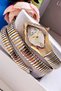Snake Watch Model, Women's Wristwatch, Waterproof Gold-Silver Color Steel Band - Bracelet Gift Gdkb2012C4 - 2