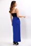 Cobalt Blue Color Long Pencil Skirt - 6