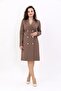 Bell Jacket Dress - Brown