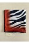 Zebra Patterned Digital Print Rayon Scarf - 5