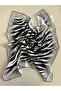 Zebra Patterned Digital Print Rayon Scarf - 8