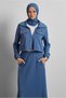 Stone Detail Skirt Tracksuit Set 45387 - 2