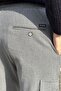 Men's Trousers with Waist Tie, Cargo Pockets, Regular Fit, Polyviscon Fabric 24Inp242 - 7
