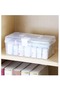 Clear Plastic Medicine Storage Box with Secure Handle Lock - 3