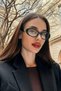 Cat Eye Classic Vintage Black Framed Blue Light Filtered Blue Block Glasses