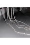 1 Layer Silver Chain Choker Necklace for Women - 2