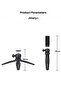 Mini Foldable MT-20 Tripod for Mobile Phones and Cameras - 2