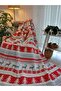 New Year Blanket Single Blanket Red-Grey-White 150*200cm New Year Blanket - 5