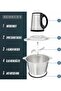 Meat Grinder 4L Chopper Blender 650W, 3 Speeds, 4 Stainless Steel Blades - 3
