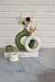 Decorative Bohemian Style Ring Vase and Tealight Decorative Candle Holder Set Set Figurine - 2