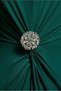 STONE BROOCH DETAILED EVENING DRESS 50416 - 4