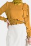 Elastic Waist Bow Detailed Blouse 42755 - 4