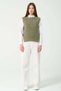 Hatunatila Stone Detailed Knitwear Sweater 2020 Oil Green