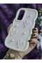 Samsung Galaxy A55 Compatible Shiny Heart & Pearl Detailed Soft Stylish Phone Case - 3