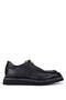 Men's Genuine Leather Black Leather Casual Shoes