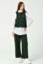 Hatun Atila Knitted Knitwear Double Set 5050 Emerald Green - 5