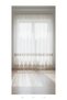 Buldan İşi Monika Curtain with Interlaced and Tipped Lace, 100% Cotton Authentic Sunshade Curtain