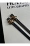 2-Pack Logic Embossed Heart Pattern Women's Gold Buckle Belt Jacket Belt Dress Belt Trouser Belt