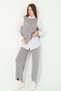 Hatunatila Knitted Knitwear Double Set 5050 Gray - 7