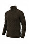 Men's Turtleneck Thick Sweater - 4