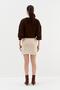 Suede Mini Skirt BEJ - 5
