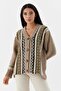 Knitted cardigan mink