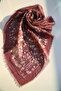Linen Writing Floral Pattern Cheesecloth