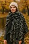Women Soft Textured Leopard Pattern Tassels Shawl Scarf Nbaks051 - 3