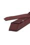 Burgundy - Yellow Polka Dot Pattern Printed Pocket Square Classic Tie Kk13345 - 6
