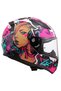 RAPID 2 CYBERG KAPALI KASK MAT MOR - 5