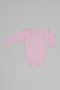 Long Sleeve 100% Cotton Snap-On Baby Bodysuit - Flexible Soft Bodysuit 0-36 Months - 2