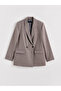 Double Breasted Collar Women's Blazer Jacket