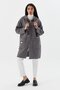 Hooded Pocket Long Cardigan Anthracite