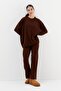 Knitwear Pants Sweater Set Brown