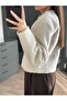 سترة مبطنة بخصر من ECRU - 4