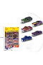4-Piece Metal Toy Car Set - Diecast Alloy Durable Racing Cars - Gift Pack - 4