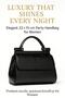 Women’s Elegant Party Handbag – Shiny Evening Top Handle Mini Bag – 22 × 15 cm - 6
