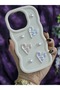 iPhone 15 Pro Compatible Shiny Heart & Pearl Detailed Soft Stylish Phone Case - 5